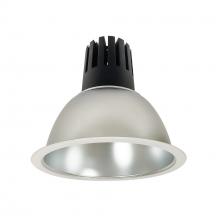 Nora NC3-81L330NDMPW - 8" Sapphire III Round Open Reflector, 2500lm, 3000K, Narrow Flood Optic, Diffused Clear