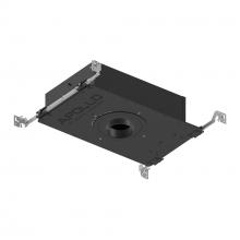 Nora NHAPIC-3R15L32725DC - 3" Apollo Round IC Air-Tight New Construction Housing w/ 1.25" to 1.625" Ceiling Collar,