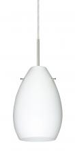 Besa Lighting B-171307-LED-SN - Besa Pendant for Multiport Canopy Pera 6 Satin Nickel Opal Matte 1x5W LED