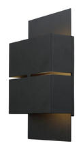 Eglo 200886A - 2 LT Integrated LED Outdoor Wall Light w/ a Matte Black Finish