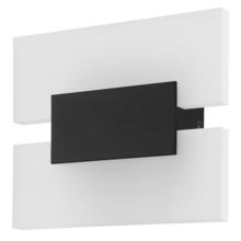 Eglo 204038A - 1 LT Led Wall Light w/ Black Finish & Satin Acrylic Shade