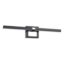 Eglo 205805A - 1 LT Integrated LED Bath/Vanity Light w/ Black & Chrome Finish & White Diffuser