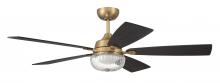 Craftmade CHS52SB5 - 52" Ceiling Fan w/Wi-Fi, DC Motor, Blades, LED Light Kit