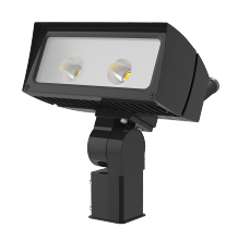 RAB Lighting FFLED26SFB55/480/PCS4 - Flood 3402 Lumens Ffled 26W 5Hx5V 480W swivel photocell 5000K cool led slipfitter bronze
