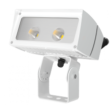 RAB Lighting FFLED26TNB44W/480/PCS4 - Flood 3498 Lumens Ffled 26W 4X4 480W swivel photocell 4000K neutral led stunnion white