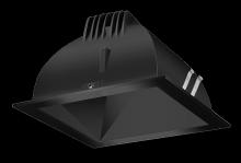 RAB Lighting NDLED6SD-50YN-B-B - RECESSED DOWNLIGHTS 20 LUMENS NDLED6SD 6 INCH SQUARE UNIVERSAL DIMMING 50 DEGREE BEAM SPREAD 3500K