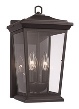 Trans Globe 50771 BK - Turlock 17" Wall Lantern