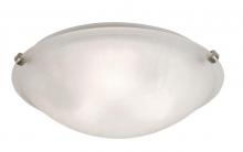 Trans Globe 58601 BN - 3LT FLUSH-MED-3 CLIPS-LINEN GL
