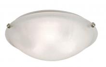 Trans Globe 58602 BN - 4LT FLUSH-LRG-3 CLIPS-LINEN GL