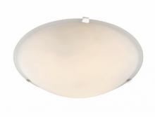 Trans Globe 58701 WH - 3 LT FLUSH-MED-3 CLIPS-MRBLZD