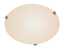 Trans Globe 58707 WH - 3LT FLUSH-16""-3 CLIPS-WHITE F