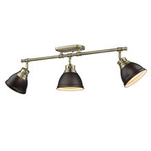 Golden 3602-3SF AB-RBZ - Shepard 2-Light Bath Vanity in Modern Brass with Modern Brass