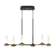 Eurofase 45713-019 - TORCIA, 6LT CHANDELIER L, BLK
