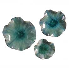 Uttermost 04100 - Uttermost Abella Ceramic Flowers Set/3