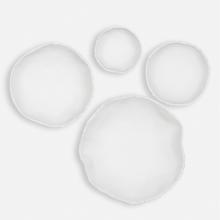 Uttermost 04362 - Uttermost Lucky Coins White Metal Wall Bowls Set/4