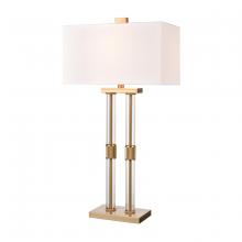 ELK Home H0019-9567 - Roseden Court 34'' High 1-Light Table Lamp - Aged Brass